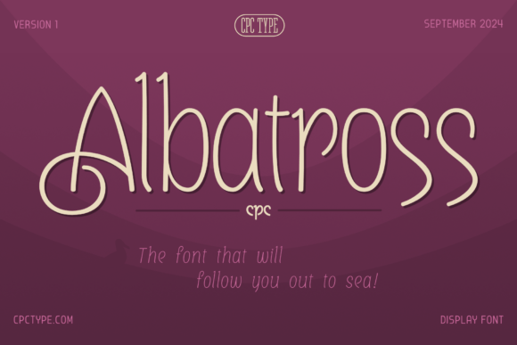 Albatross CPC: A Display Font That Anchors Your Message