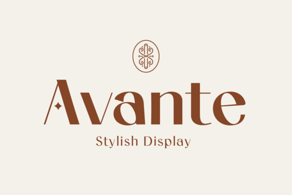 Avante: A Modern Display Font for Editorial Design