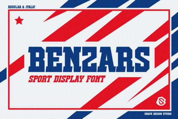 Benzars: A Bold Display Font for Editorial Impact