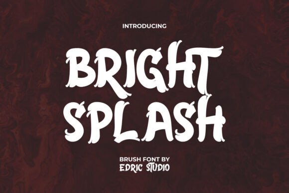 Bright Splash: A Vibrant Display Font for Digital Branding