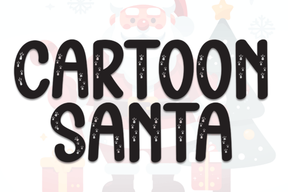 Cartoon Santa: A Playful Display Font for Warm Digital Experiences