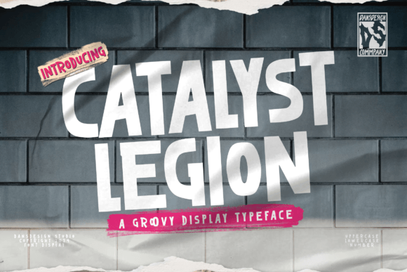Catalyst Legion: A Display Font with Editorial Grit