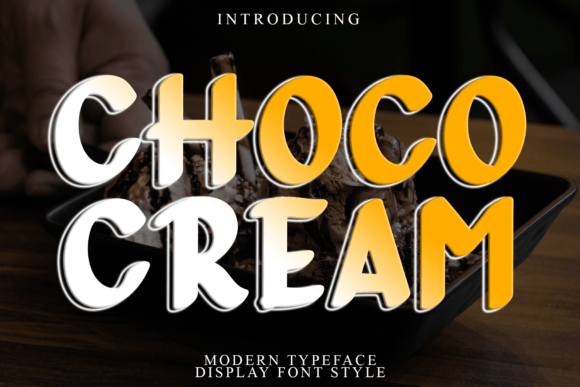 Choco Cream: A Warm, Playful Display Font for Handmade Creators