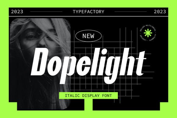 Dopelight: A Refined Italic Display Font for Editorial Moments