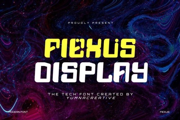 Fiexus: A Bold, Crisp Display Font for Crafters & Sellers