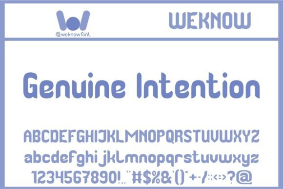 Genuine Intention: A Display Font That Commands Attention