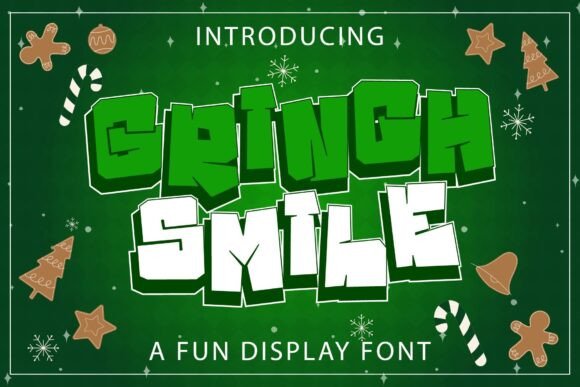 Grinch Smile: A Display Font with Whimsical Editorial Charm