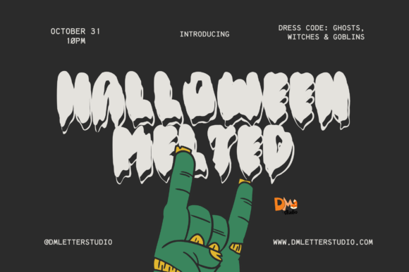 Halloween Melted: A Display Font That Sets the Seasonal Tone