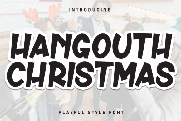 Hangouth Christmas: A Playful Handwritten Display Font for Warm Branding