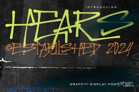 Hears: A Graffiti Display Font That Packs Personality