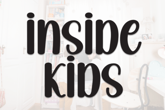 Inside Kids: A Friendly Handwritten Display Font for Digital Brands