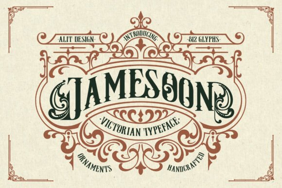 Jamesoon Victorian Font for Campaign Headlines