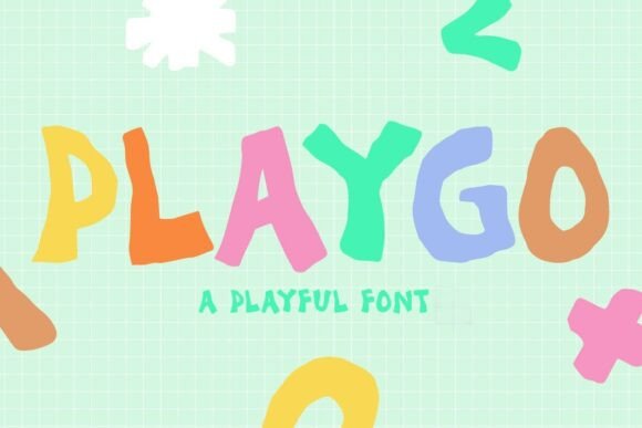 Playgo: A Hand-Drawn Display Font That Feels Like Childhood Doodles