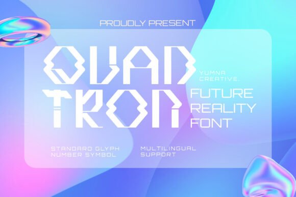 Quadtron: A Futuristic Display Font That Elevates Your Brand