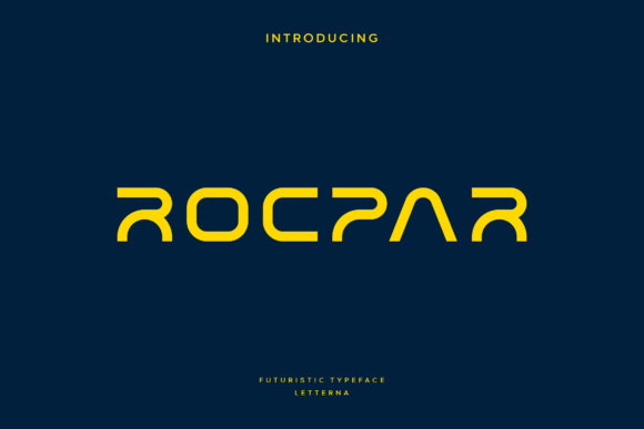Rocpar: A Modern Display Typeface for Distinctive Web Branding
