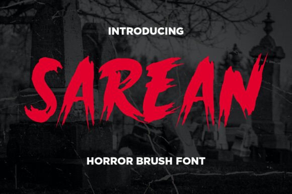 Sarean: A Dynamic Display Font for Creepy, Bold Campaign Moments