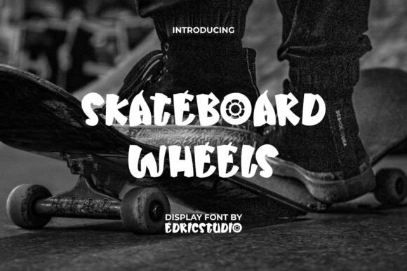 Skateboard Wheels Font: A Bold Display Typeface for Digital Branding
