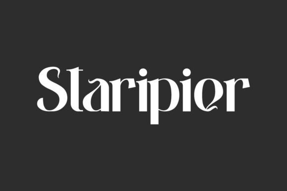 Staripier Font: Elegant Serif Display for Handmade Labels & Printables