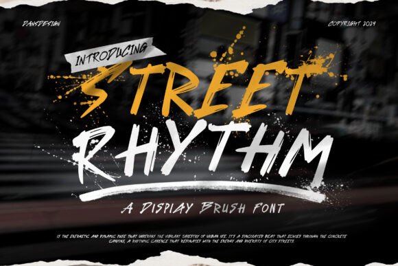 Street Rhythm: A Bold Display Font for Modern Digital Branding