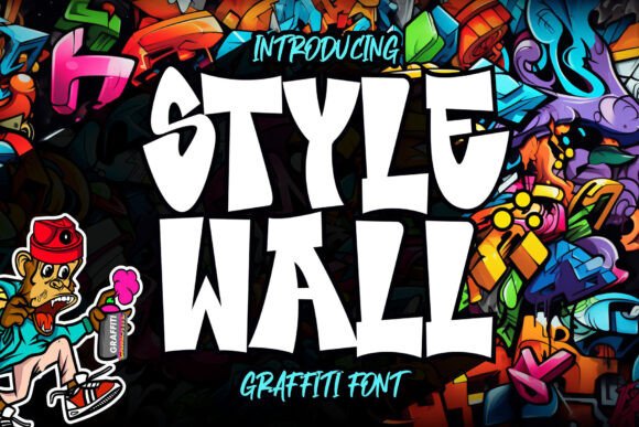 Style Wall: A Bold Display Font for Authentic Brand Identity