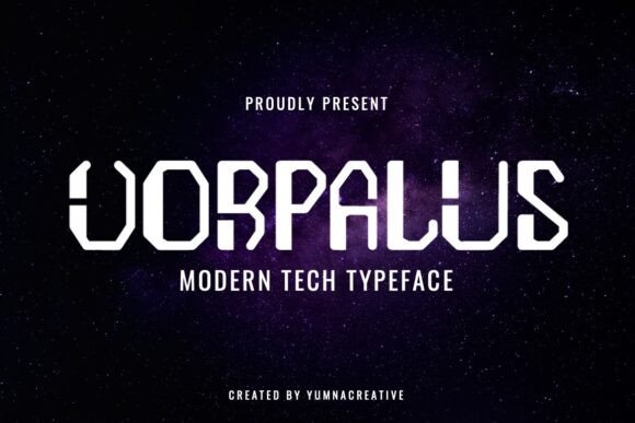 Vorpalus: A Sharp, Modern Display Font for Small Business Branding