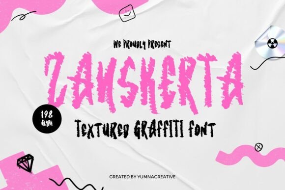 Zanskerta: A Bold Display Font for Authentic Brand Personality